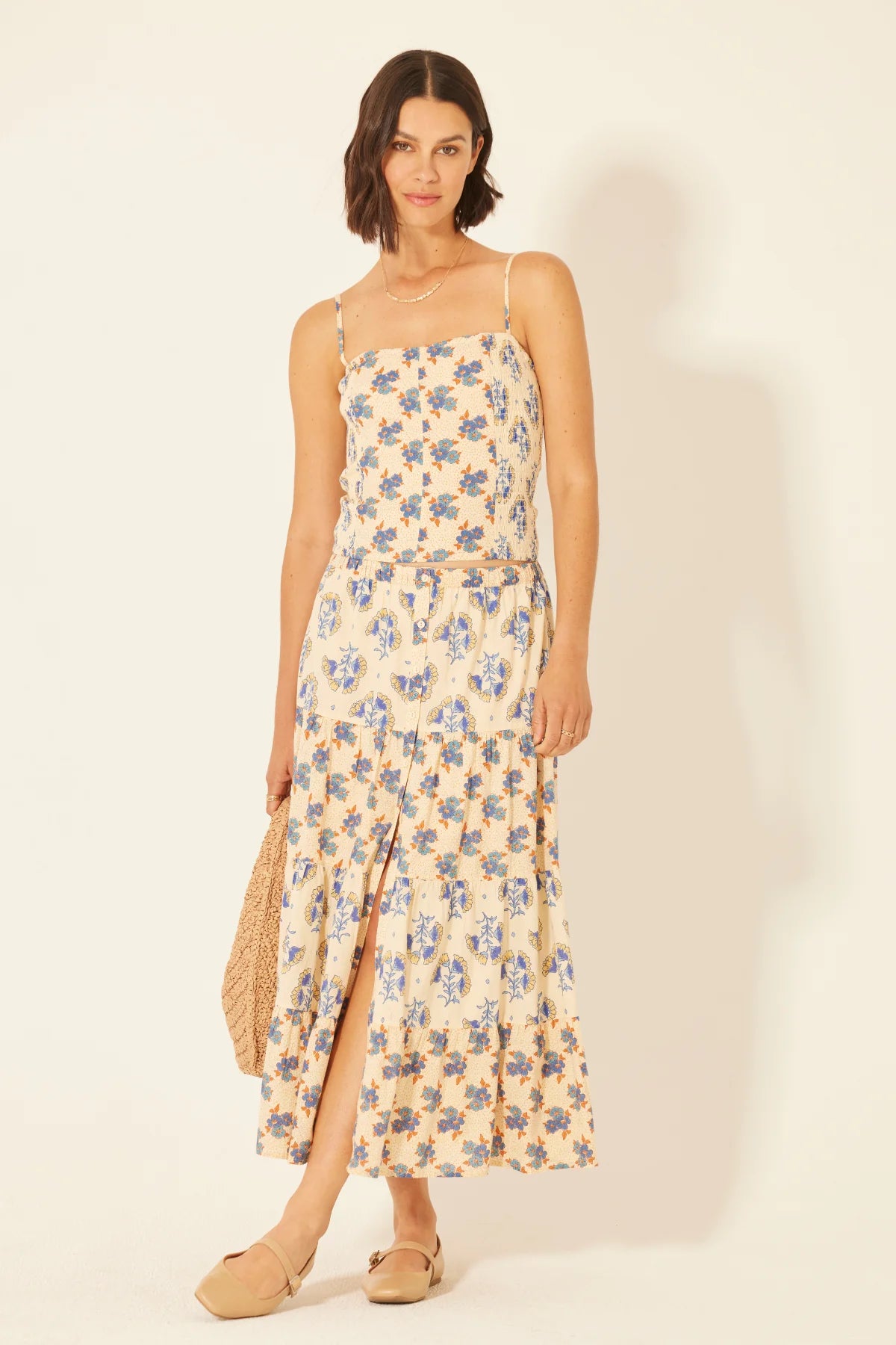 erika beacon blue top