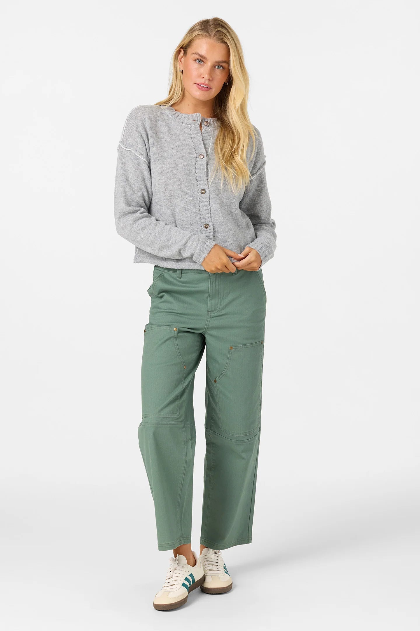 calder gray cardigan