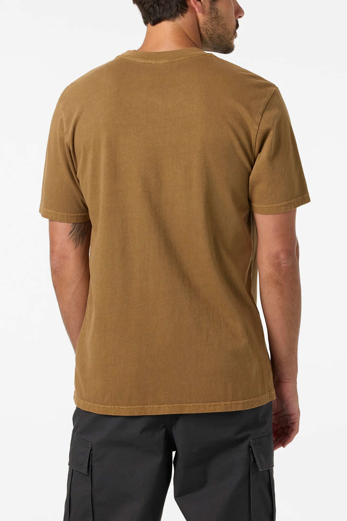 og pocket tee dark khaki