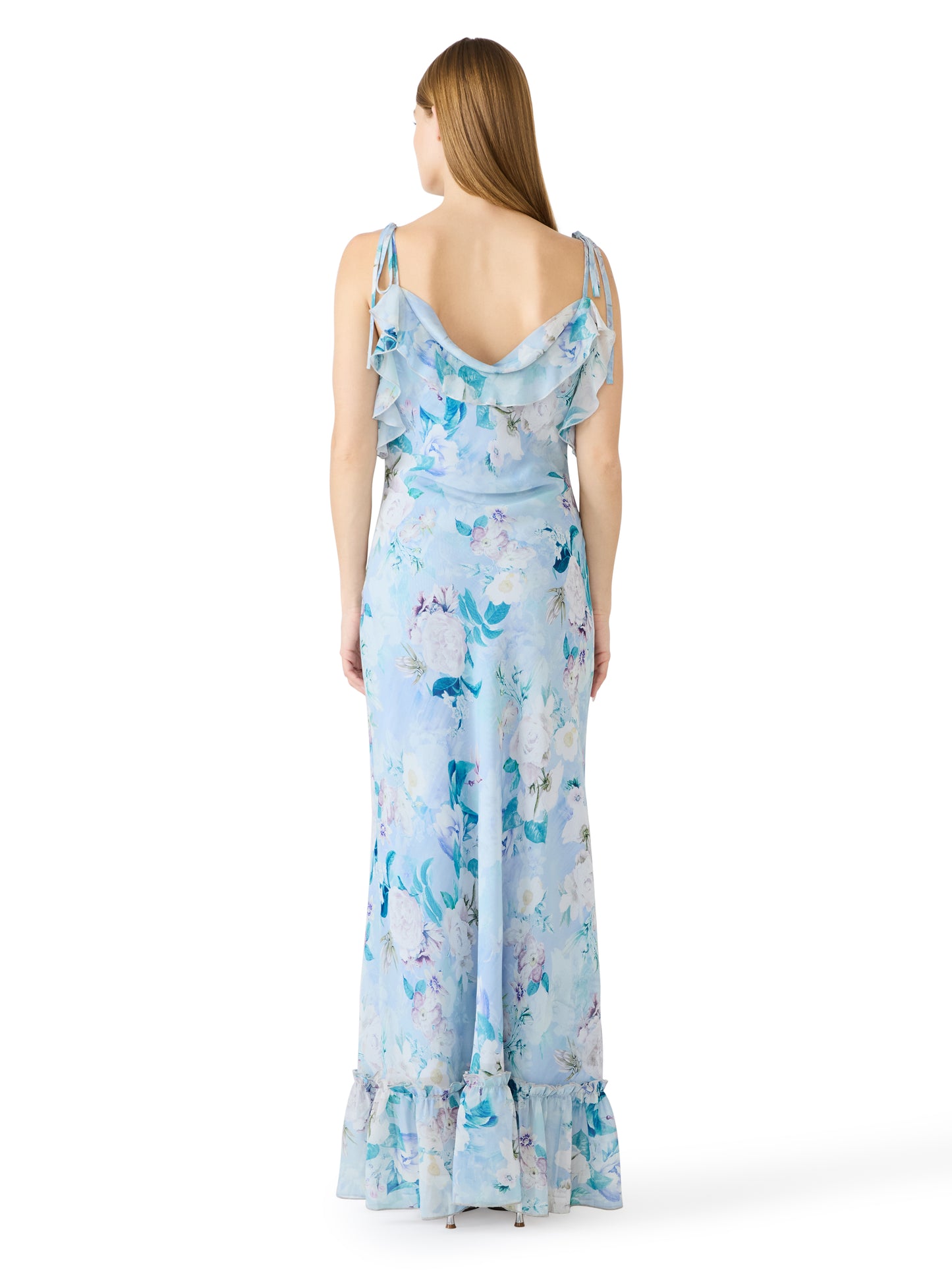 Malenna Dress-Bloom blue