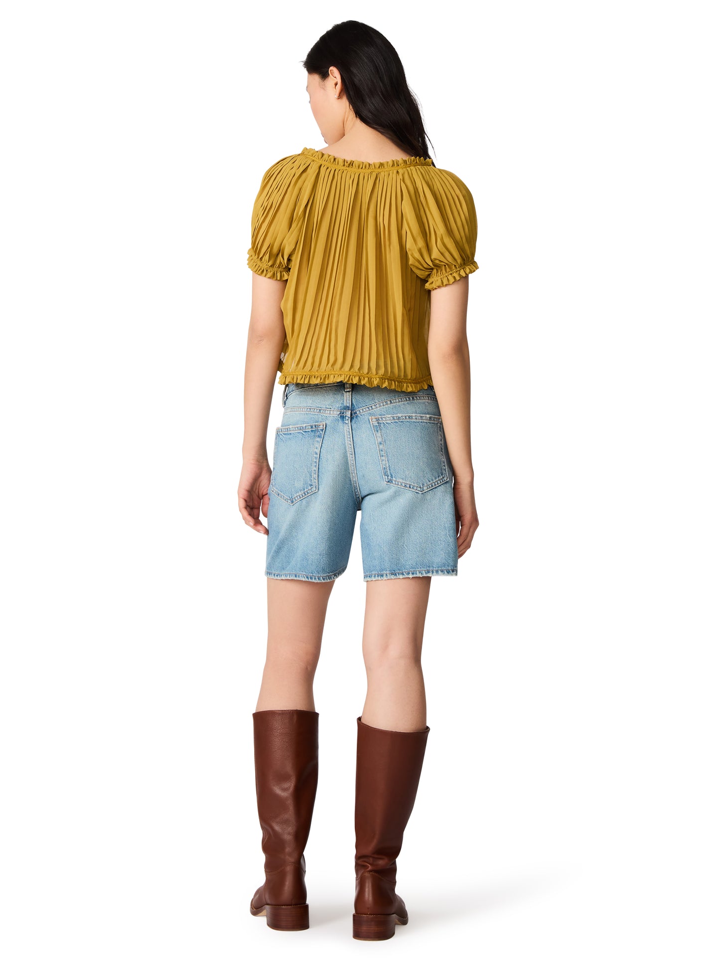 theodora top thyme green