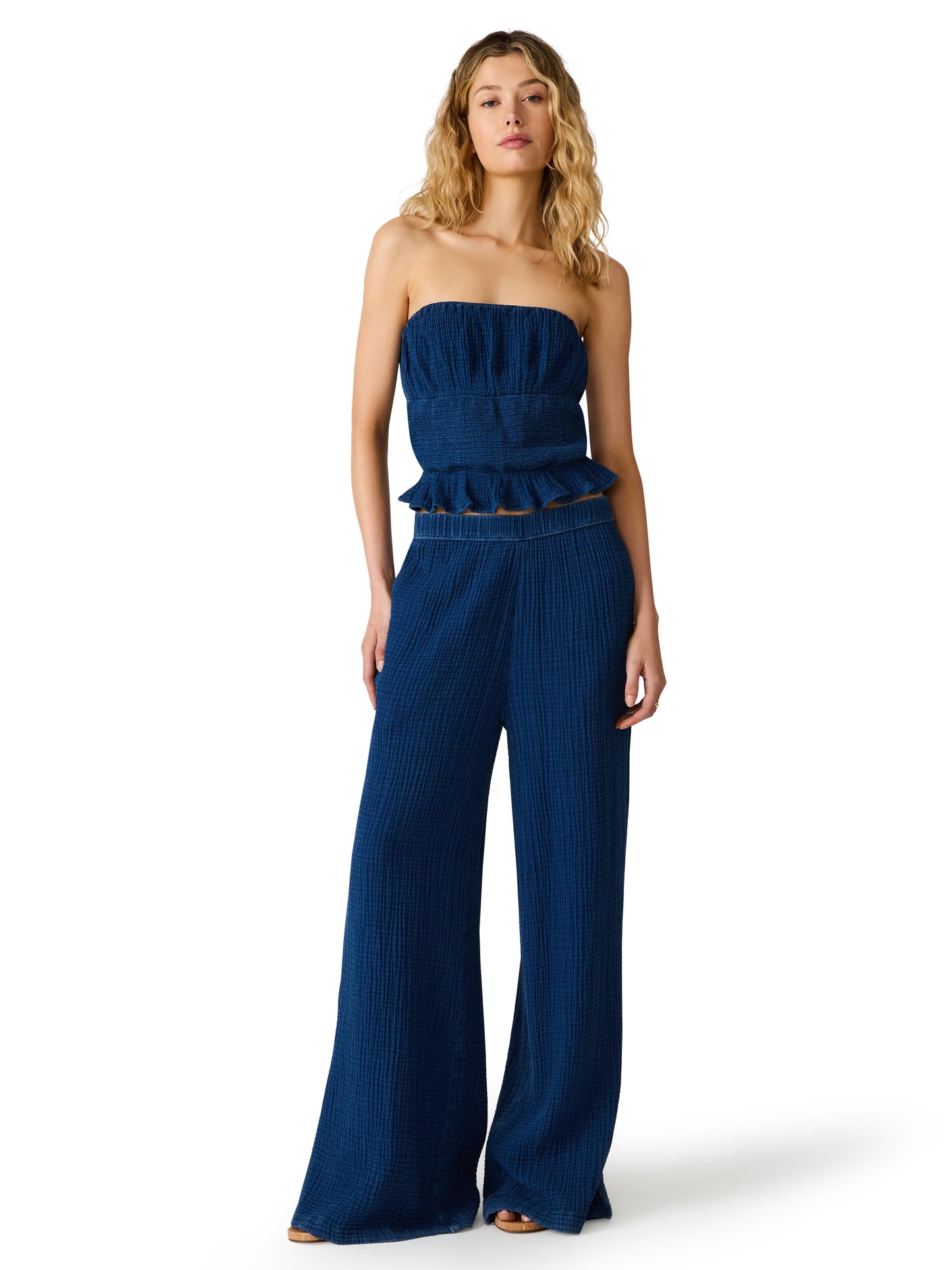 harbor tube top indigo
