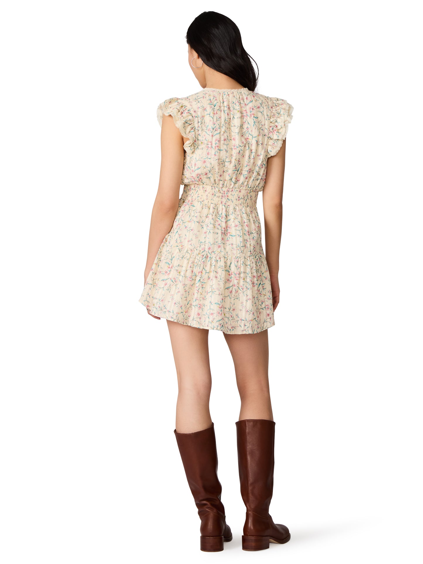 luciene ditsy floral dress