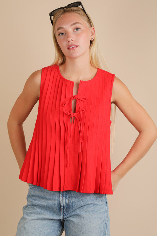 farmers market pleated blouse