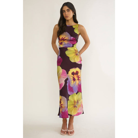 Sugar plum midi dress
