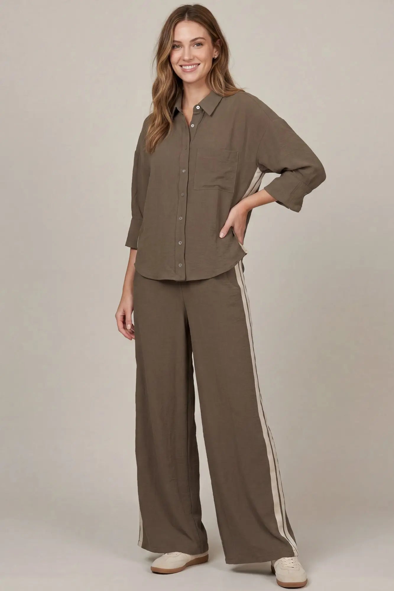 nikki mocha matching set