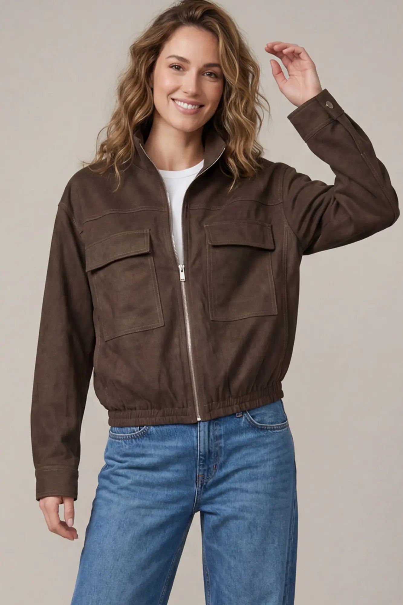frankie brown utility jacket