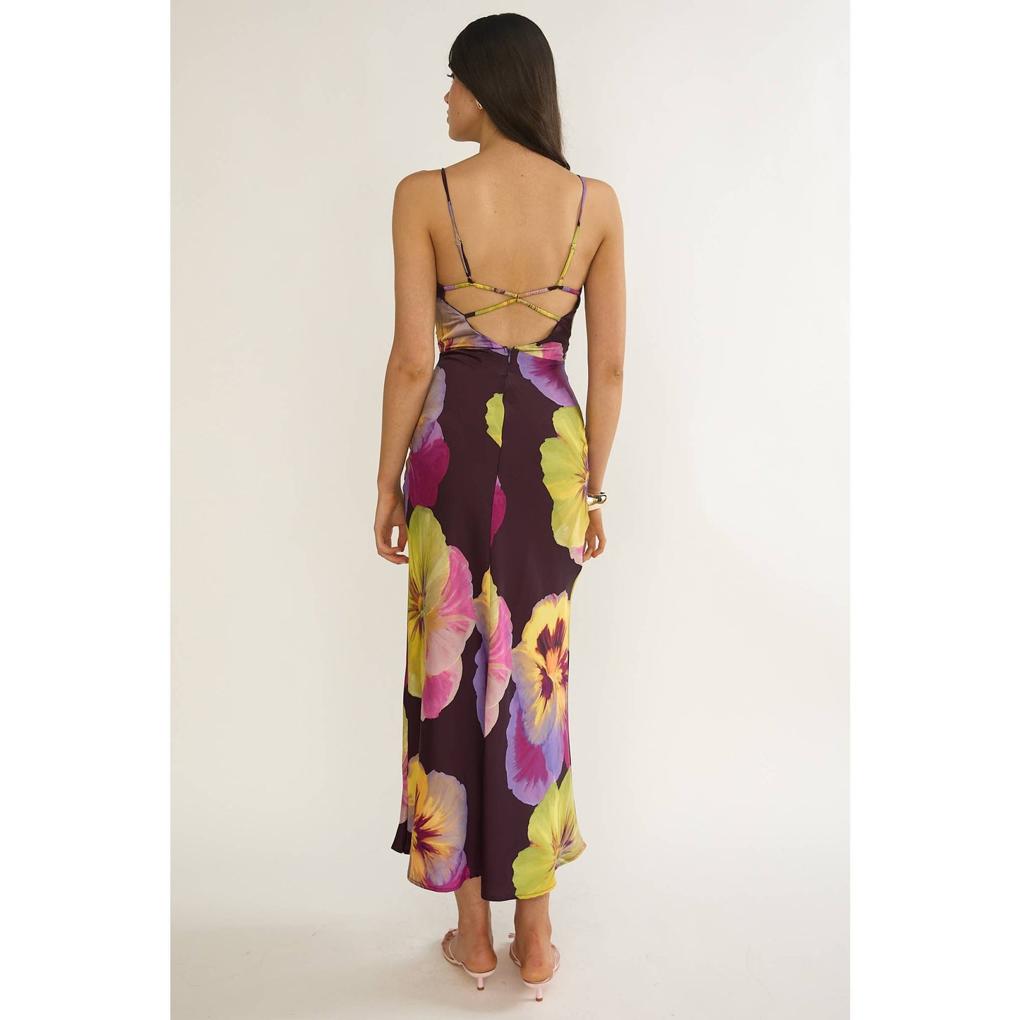 Sugar plum midi dress