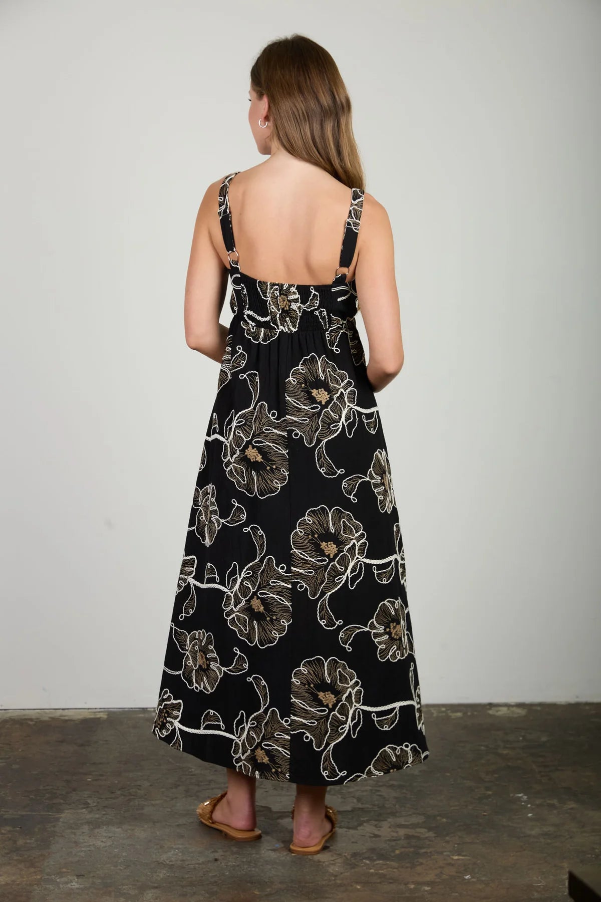 masie floral midi