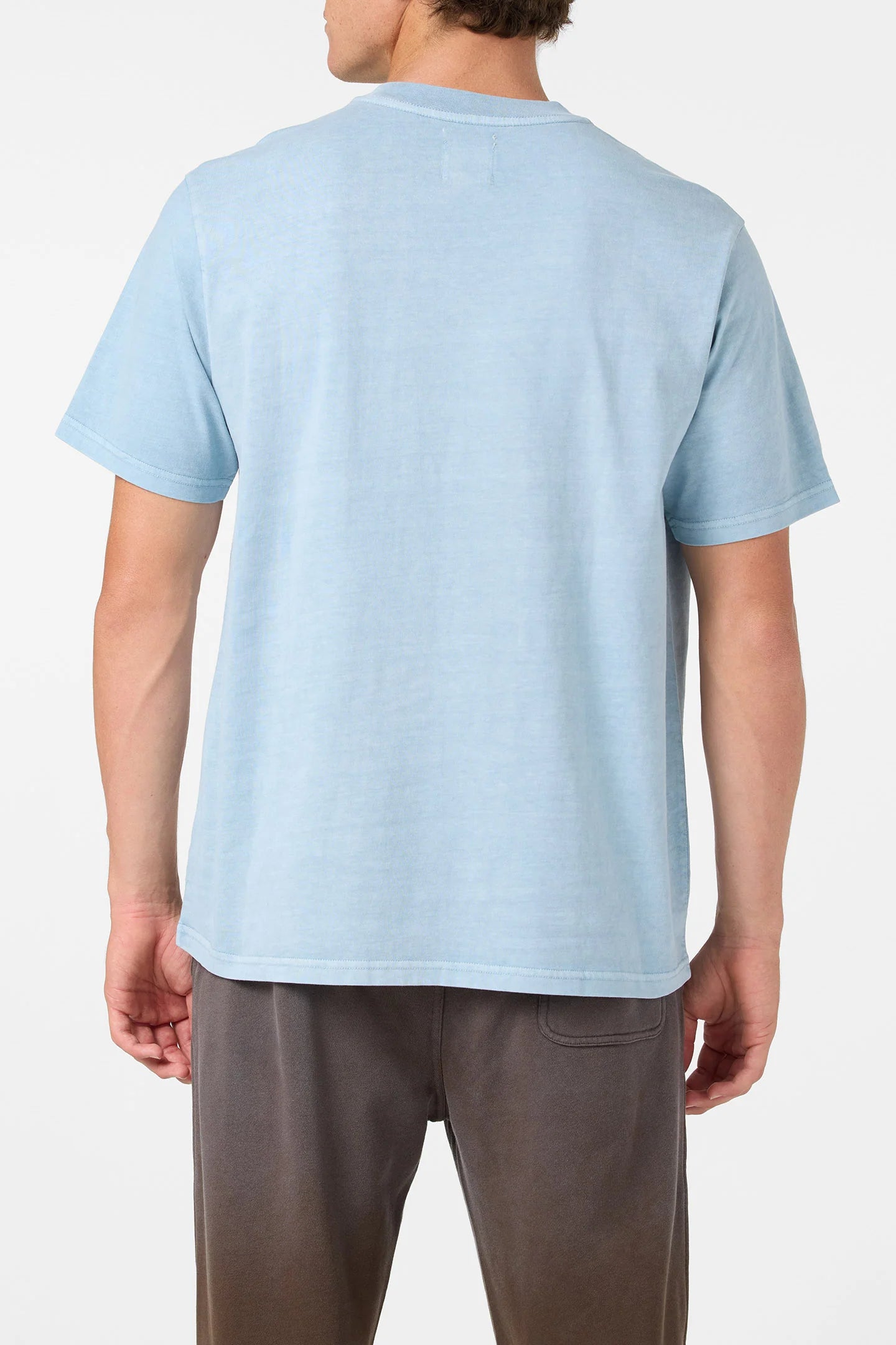 short sleeve pocket tee blue