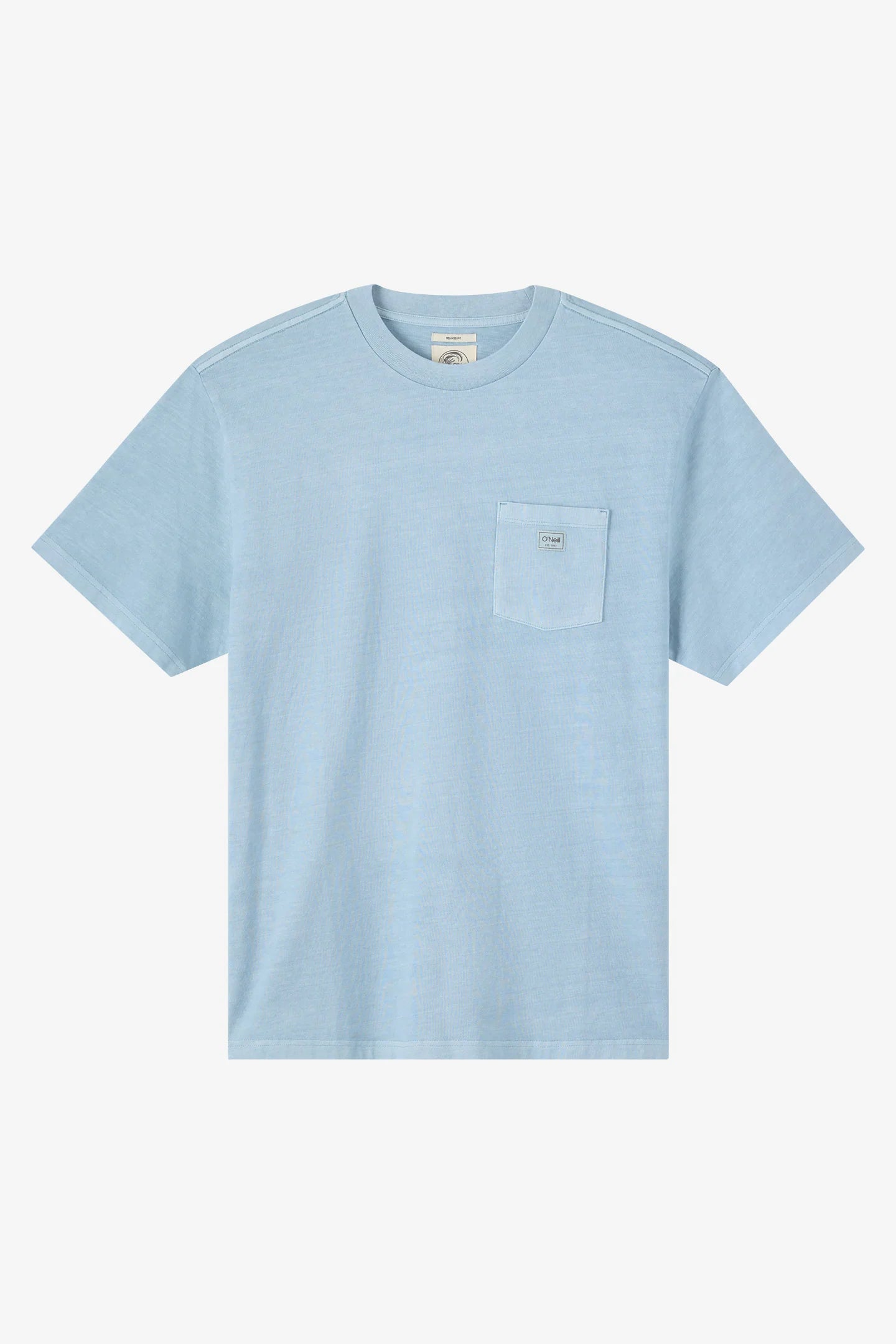short sleeve pocket tee blue
