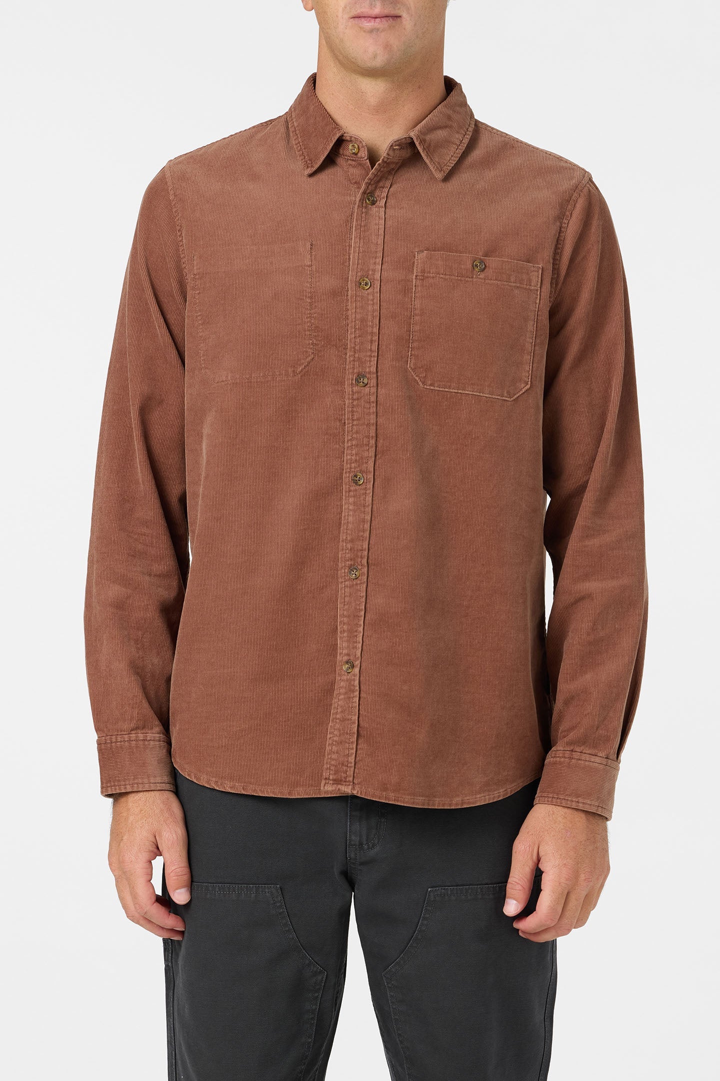 og cord shirt chocolate