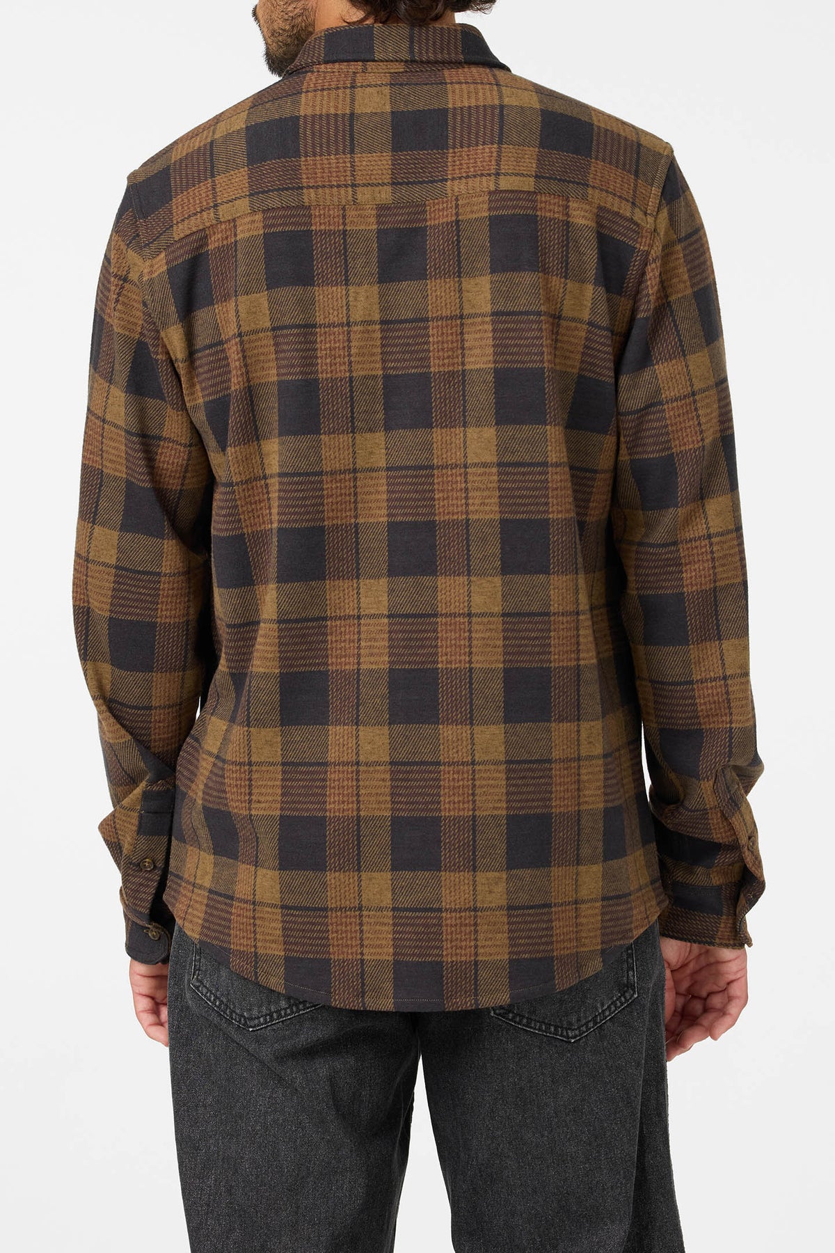 sutton flannel dark khaki