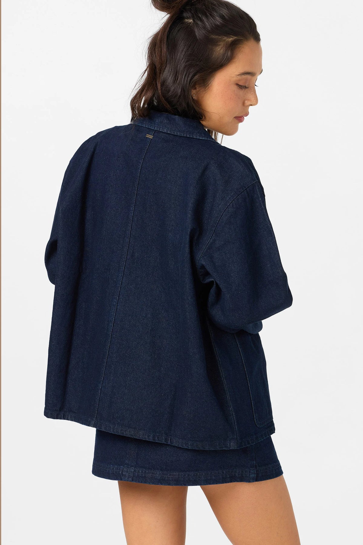 chance dark denim jacket