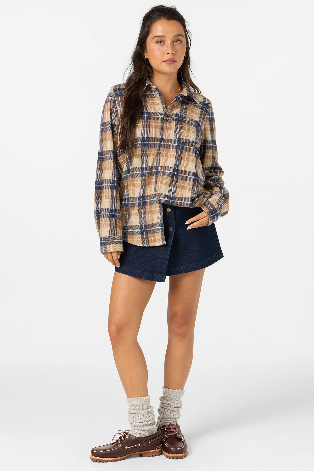 jorgina woodshack knit flannel