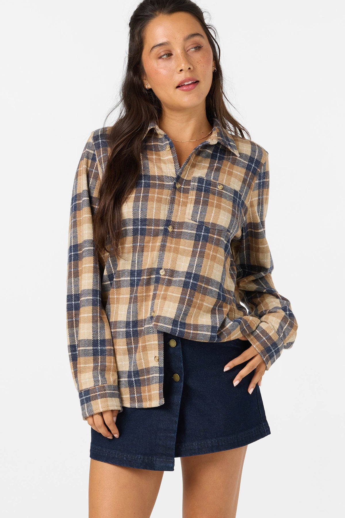 jorgina woodshack knit flannel