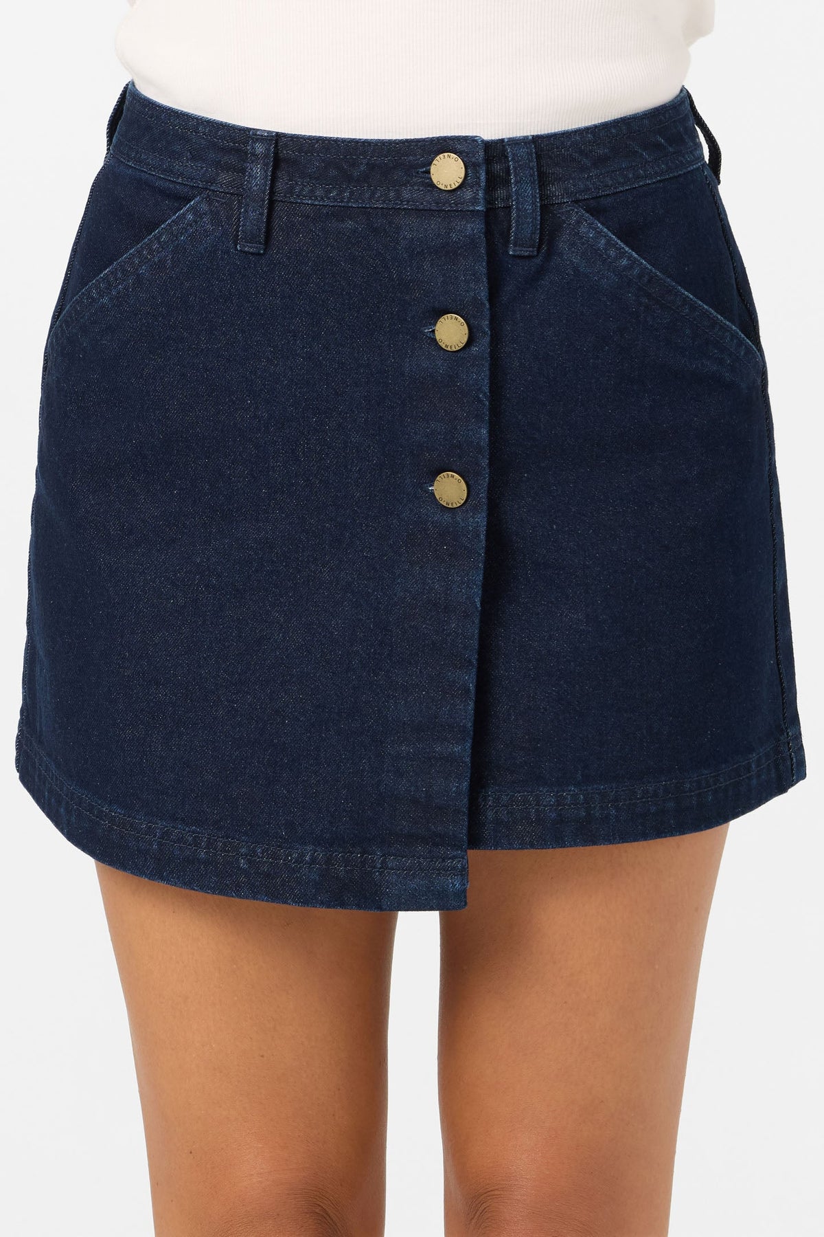 chance dark indigo skirt