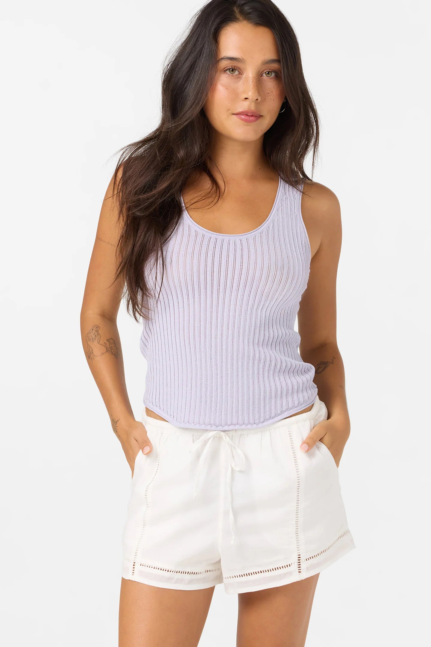 caldwell knit tank lavender