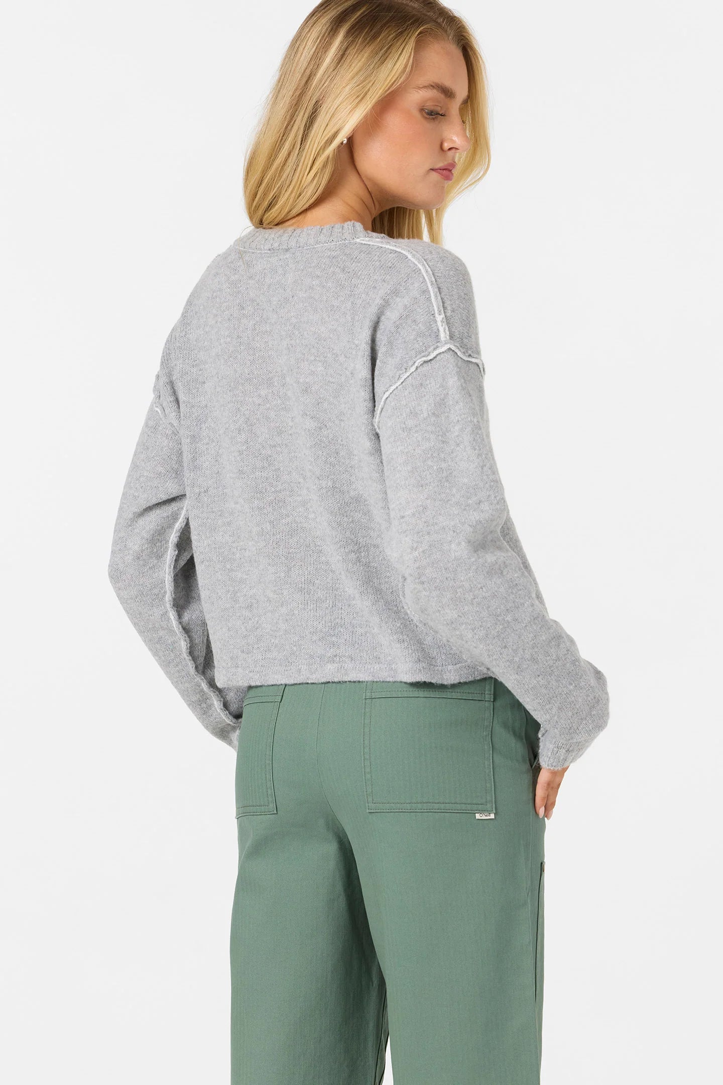 calder gray cardigan
