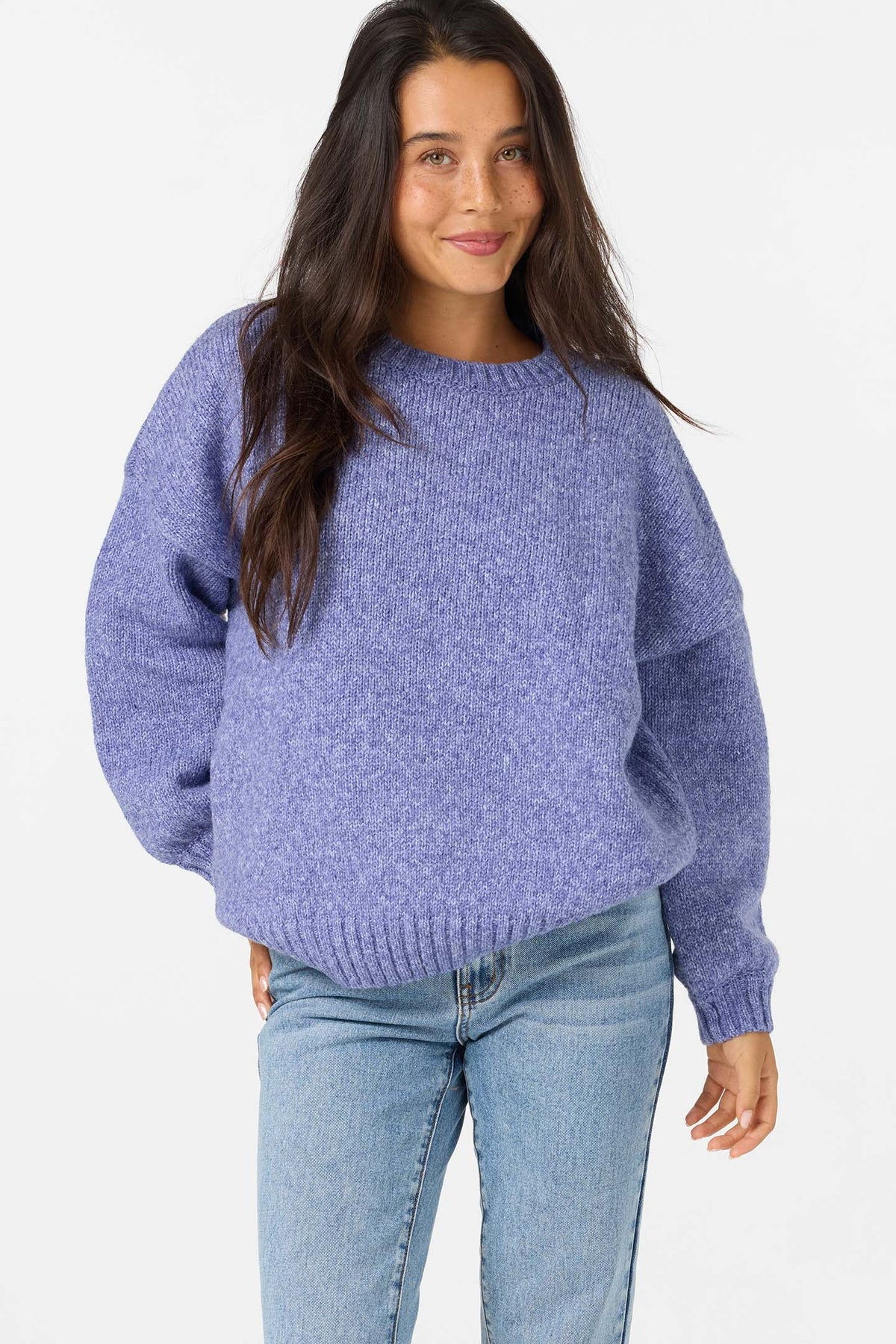 bayou royal heather sweater