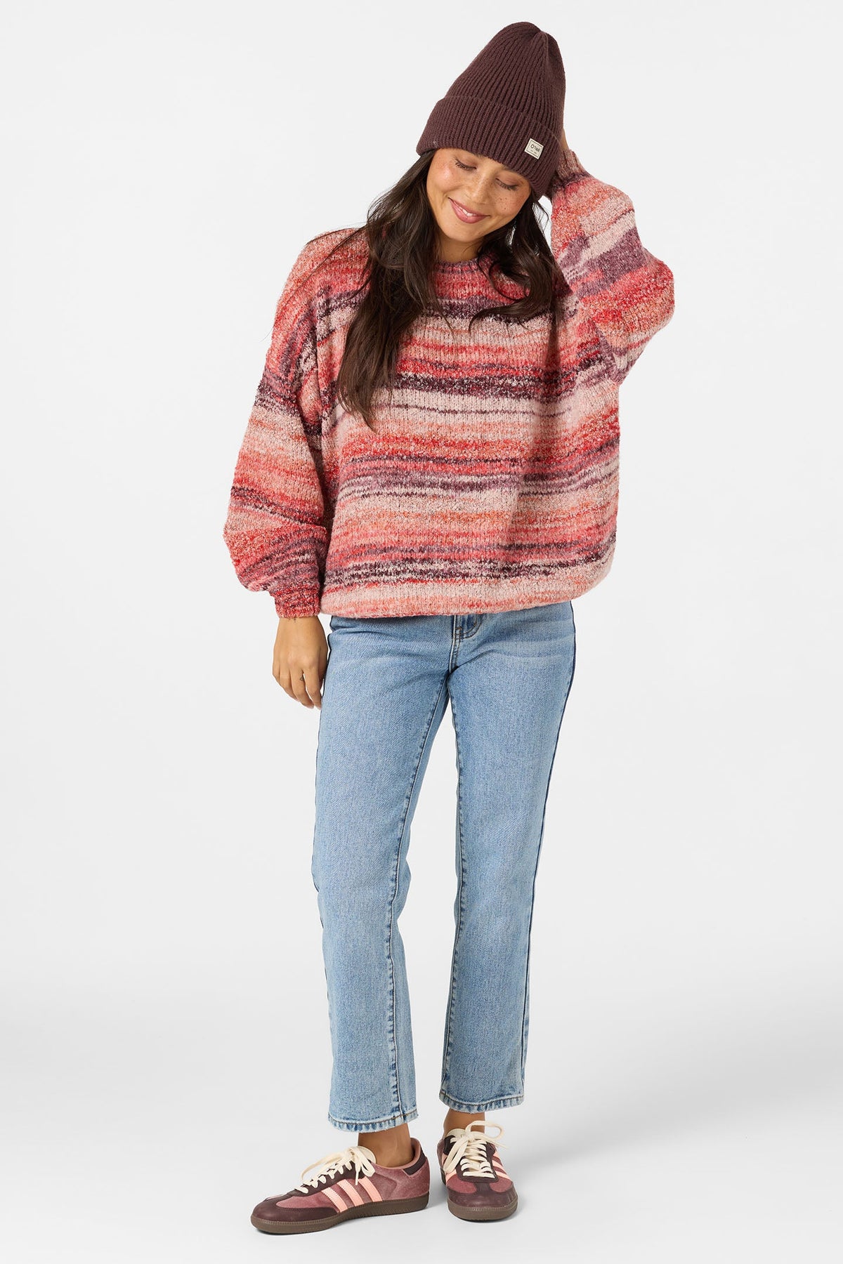 chocolate bayou stripe sweater