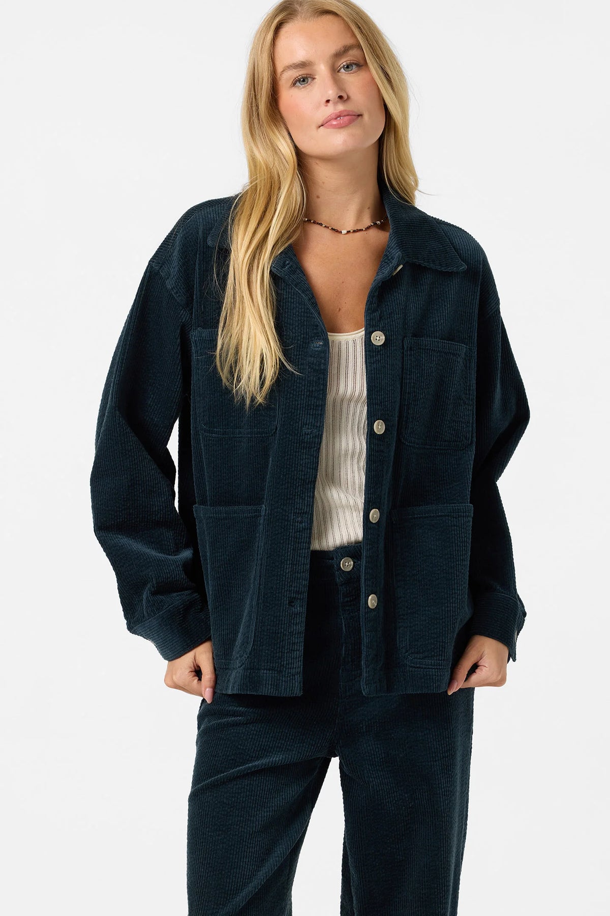 langford shacket slate