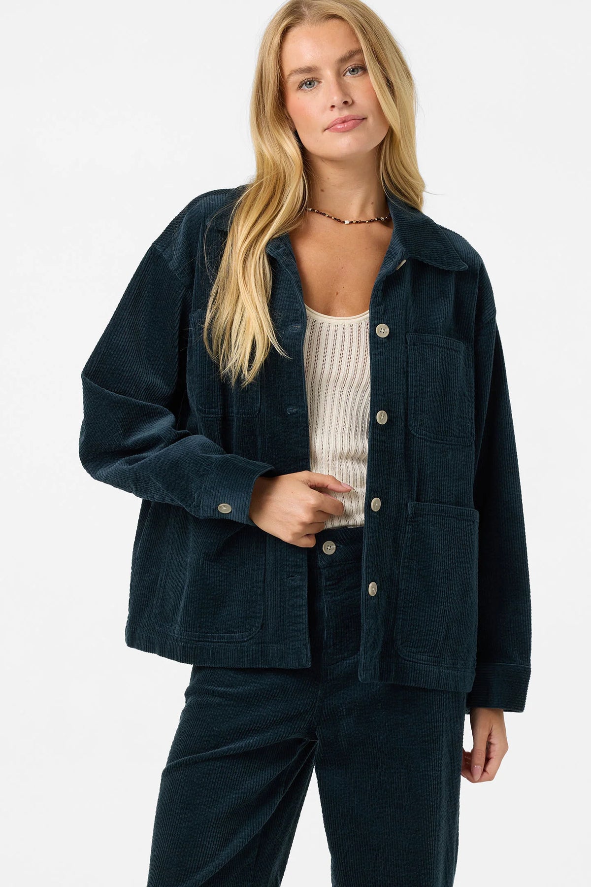 langford shacket slate