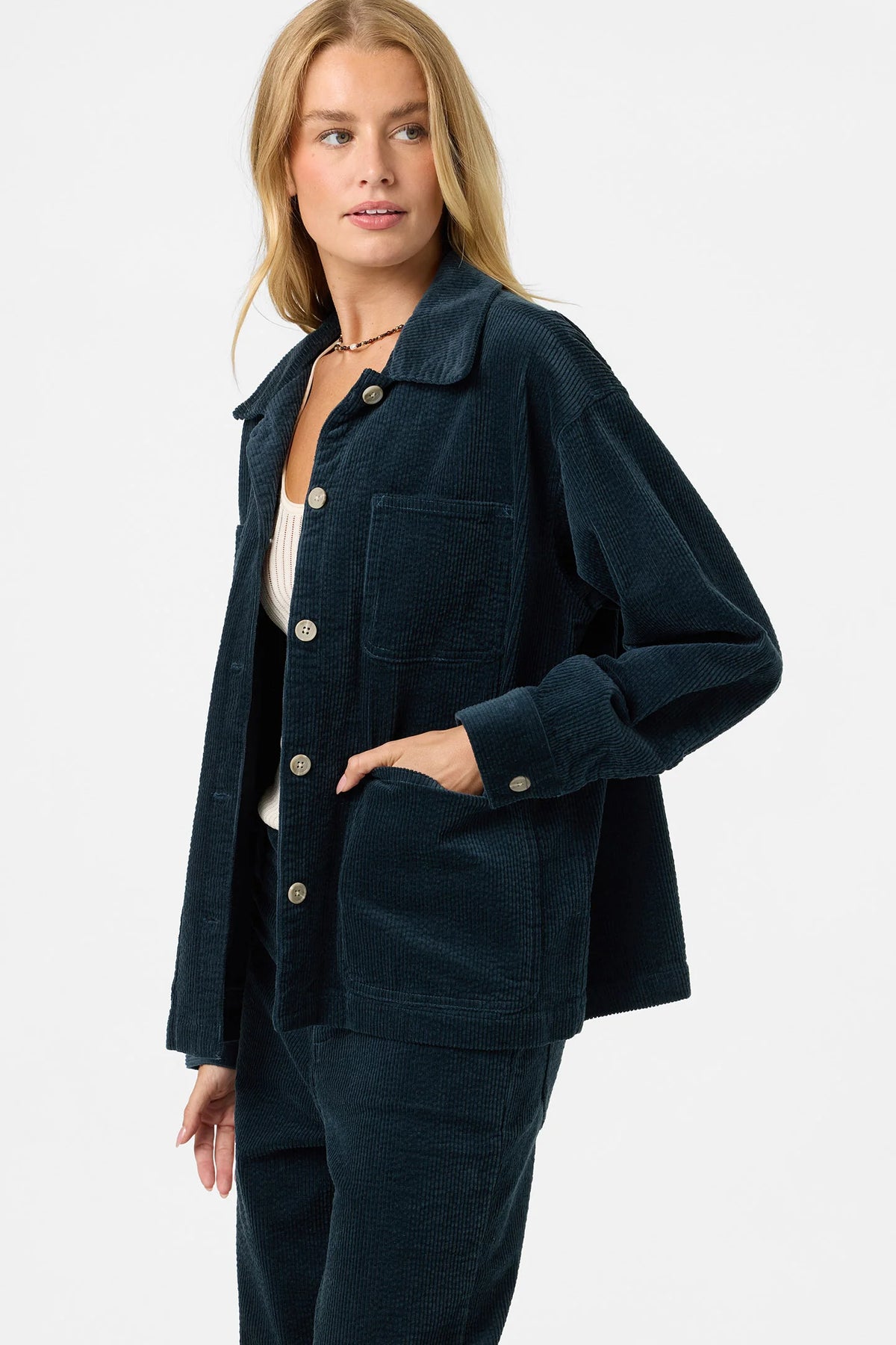 langford shacket slate