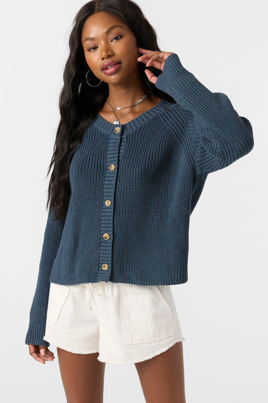 kerris slate blue cardigan
