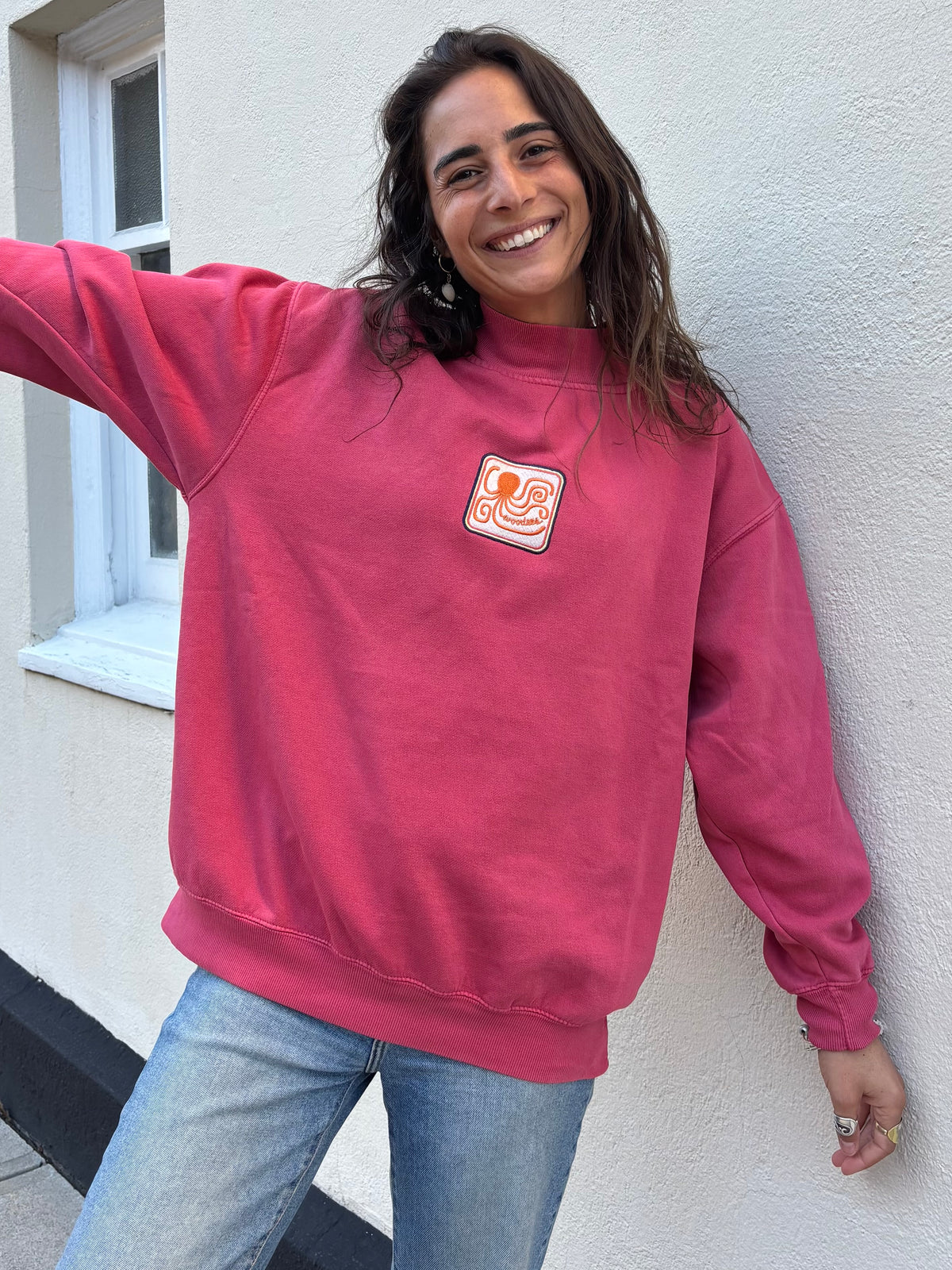woodees octopus mock neck