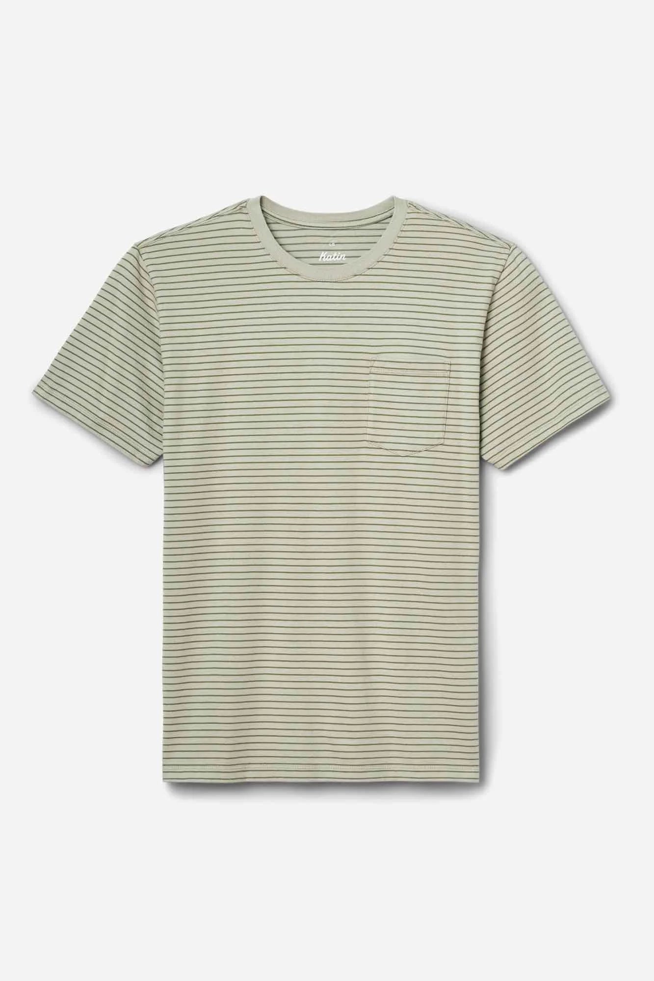finely pocket tee mineral gray