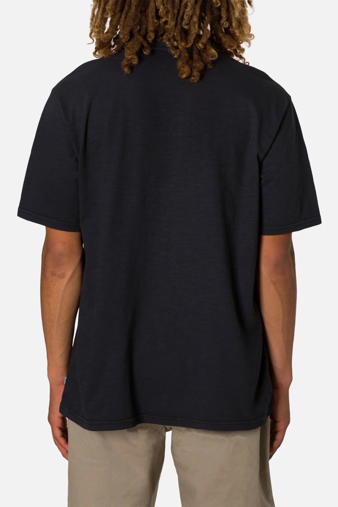 Katin slub polo black