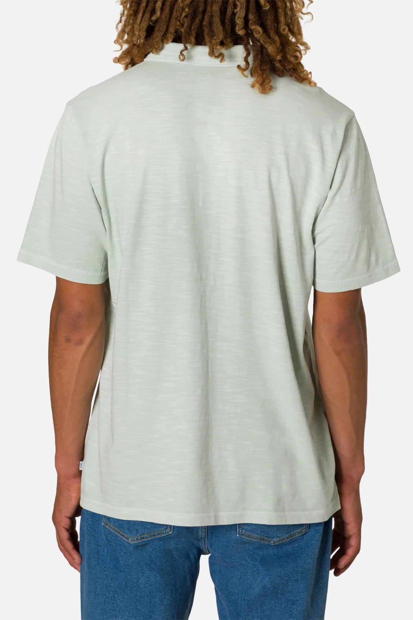 slub polo 3 button