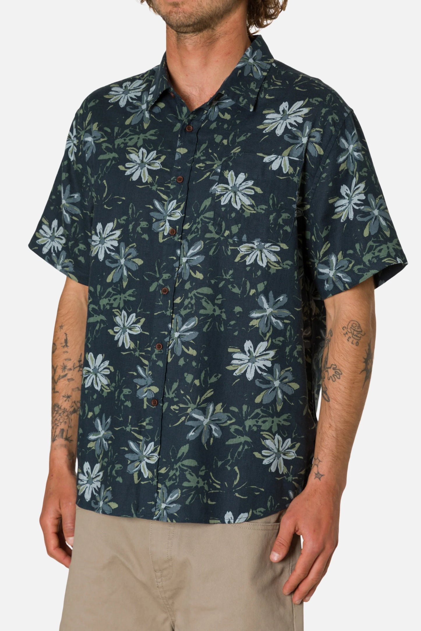 Katin petal shirt navy