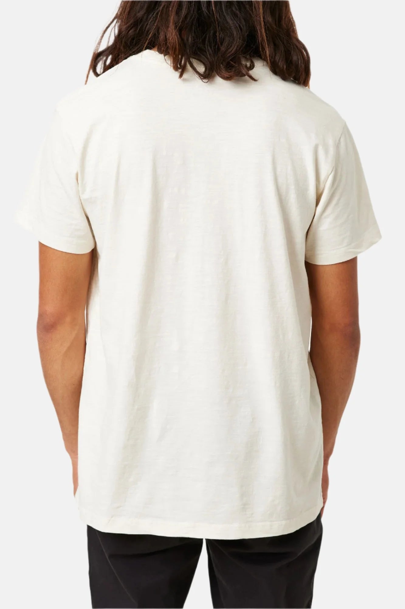 vintage white slub base tee
