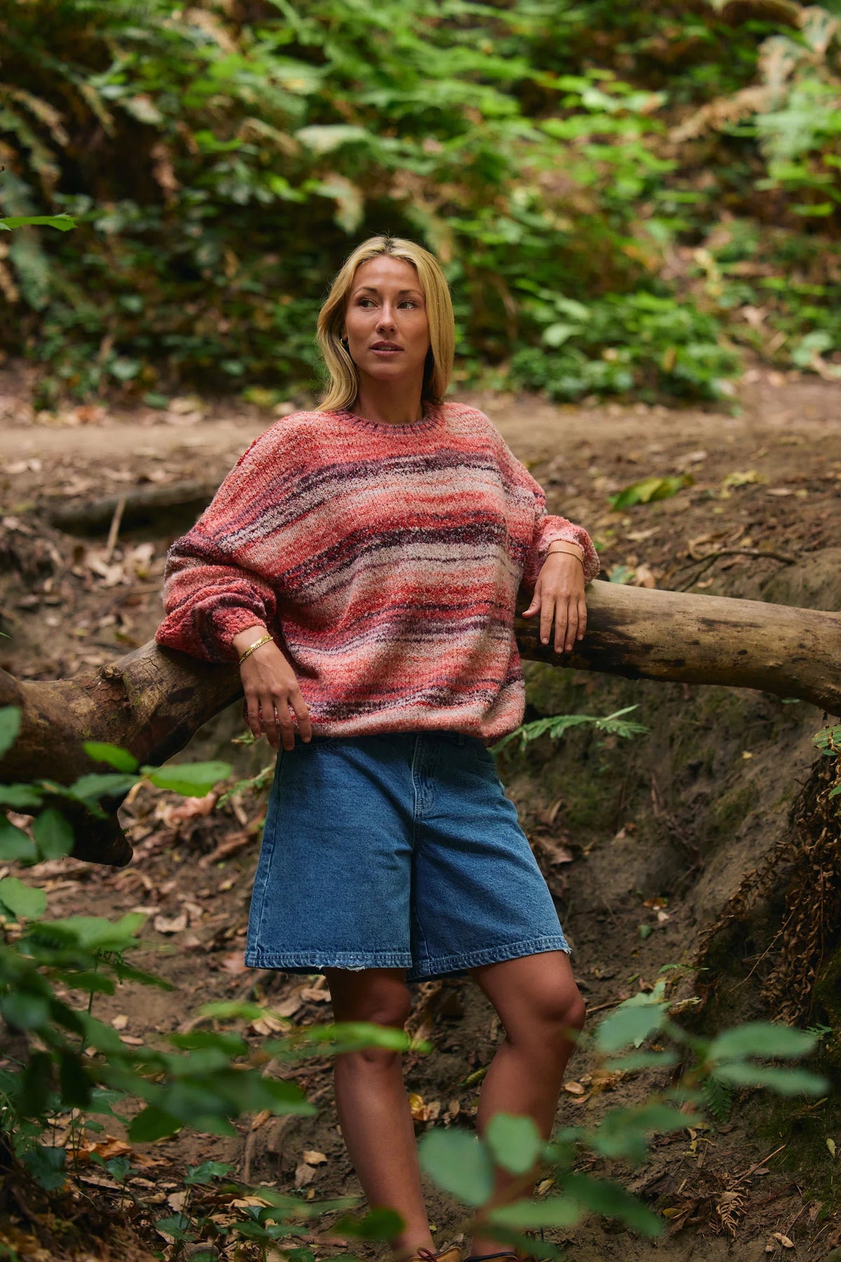 chocolate bayou stripe sweater