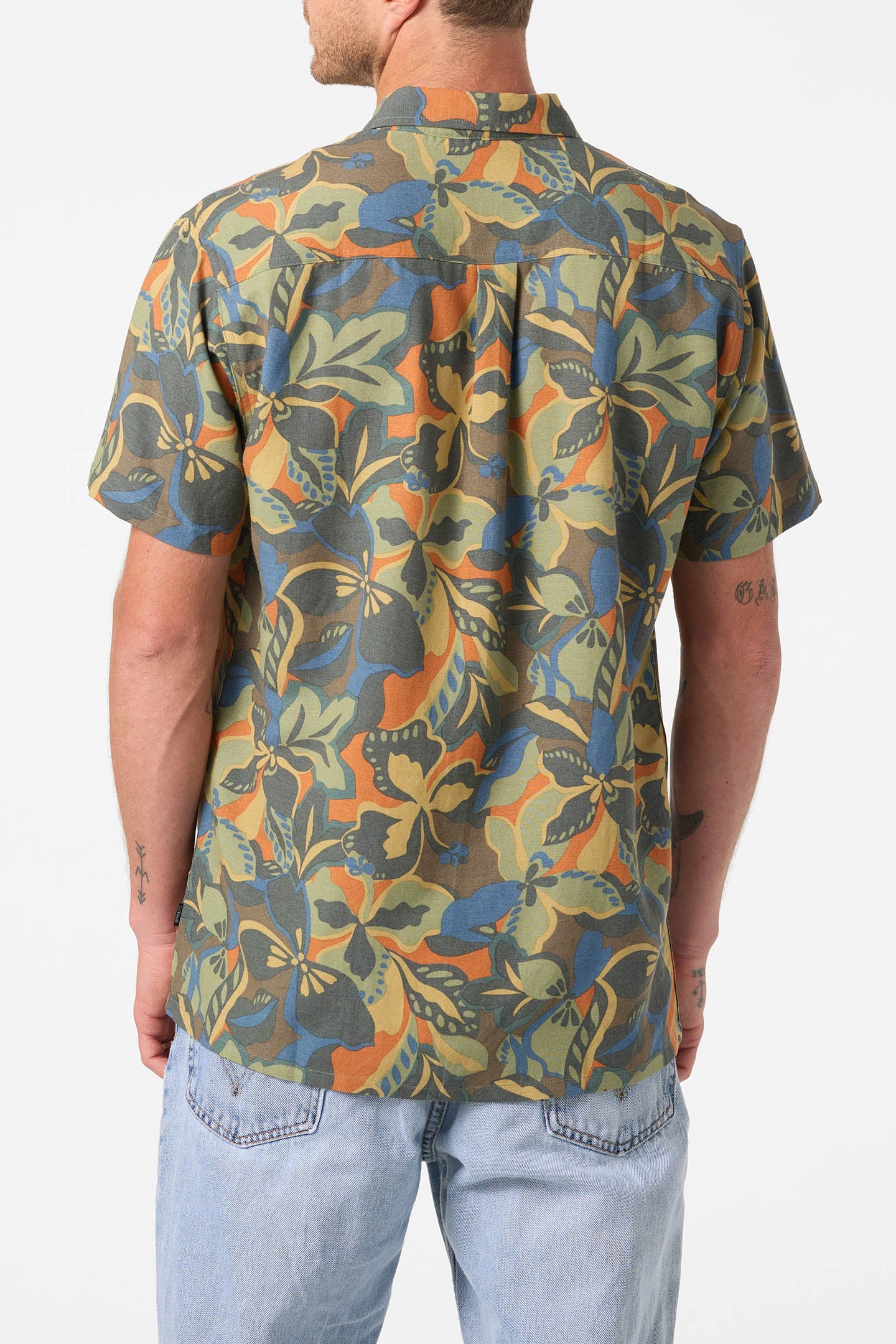oneill og dark shadow print shirt