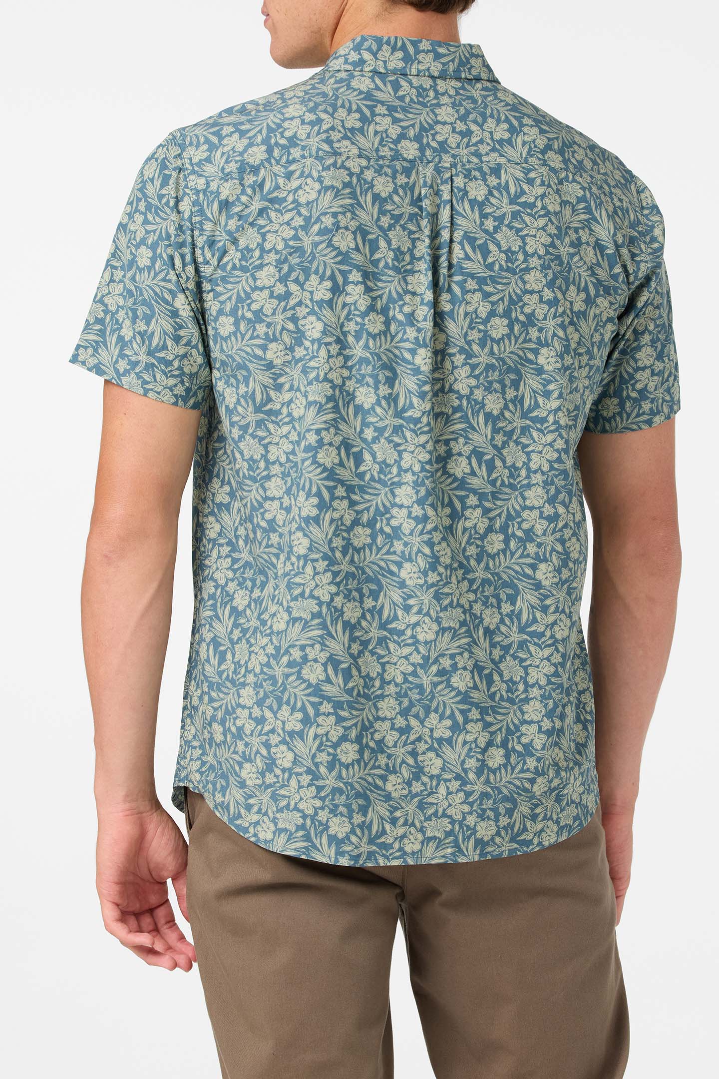 oasis woven shirt dark slate