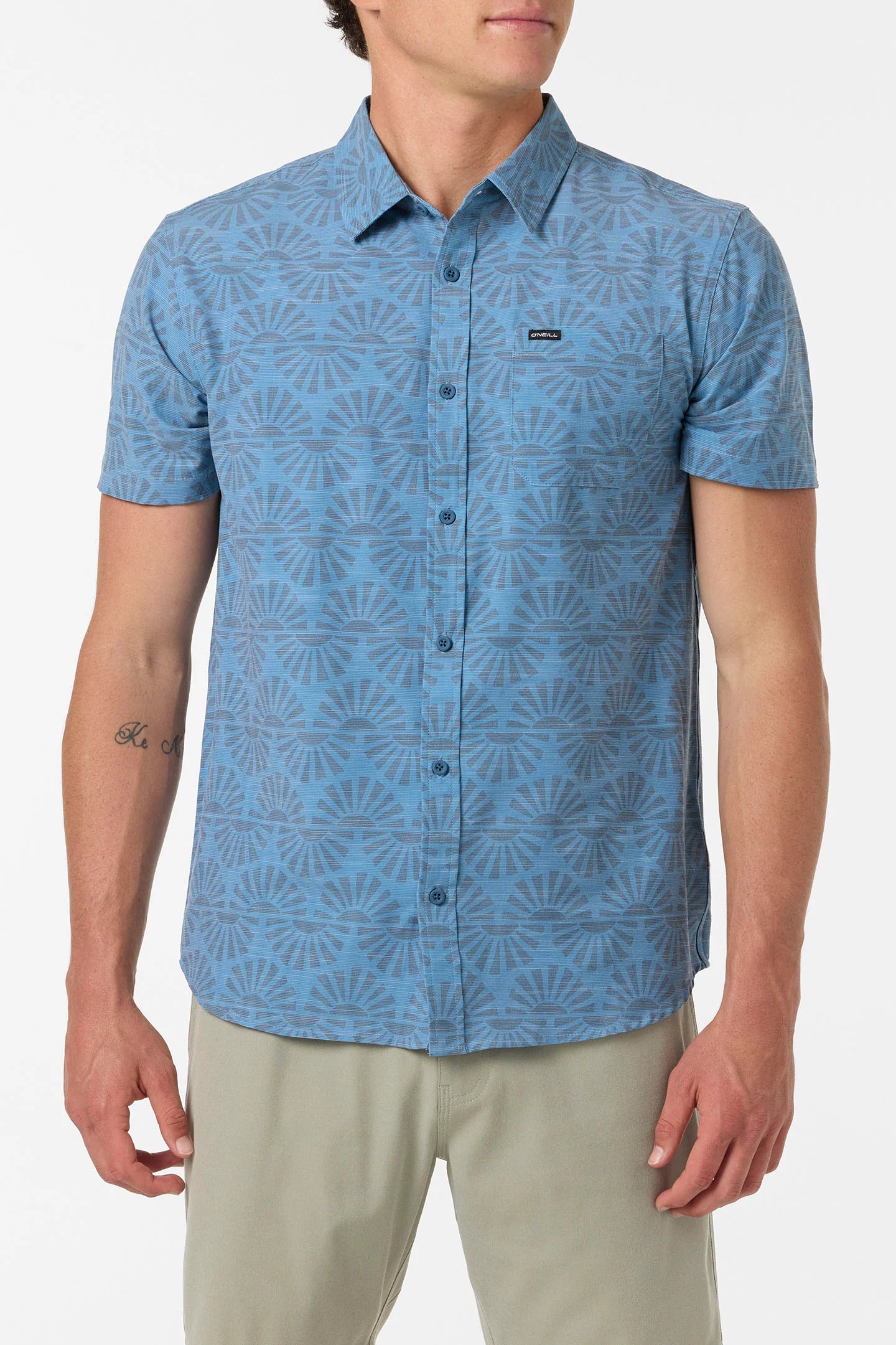 slub upf standard woven sun shirt