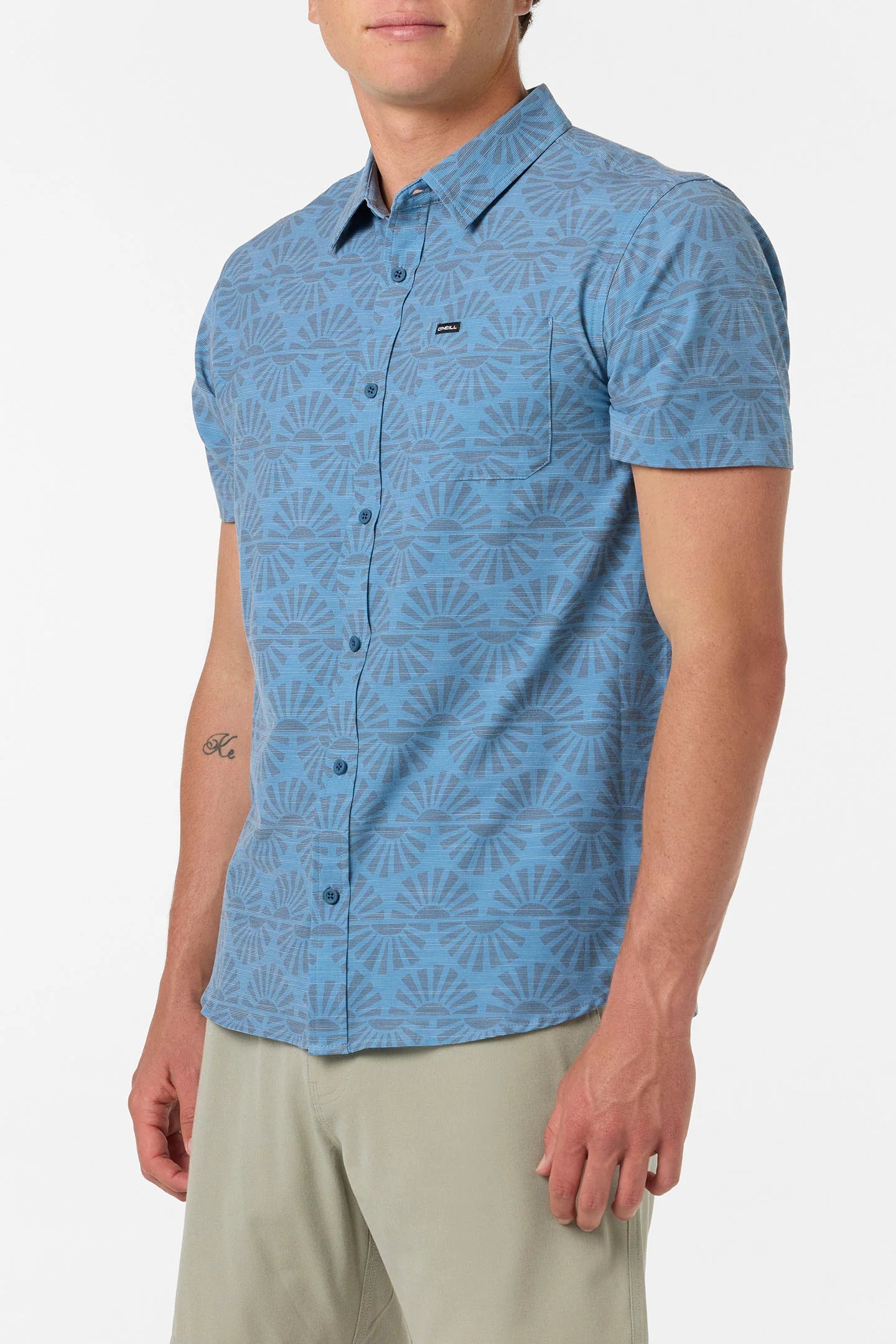 slub upf standard woven sun shirt
