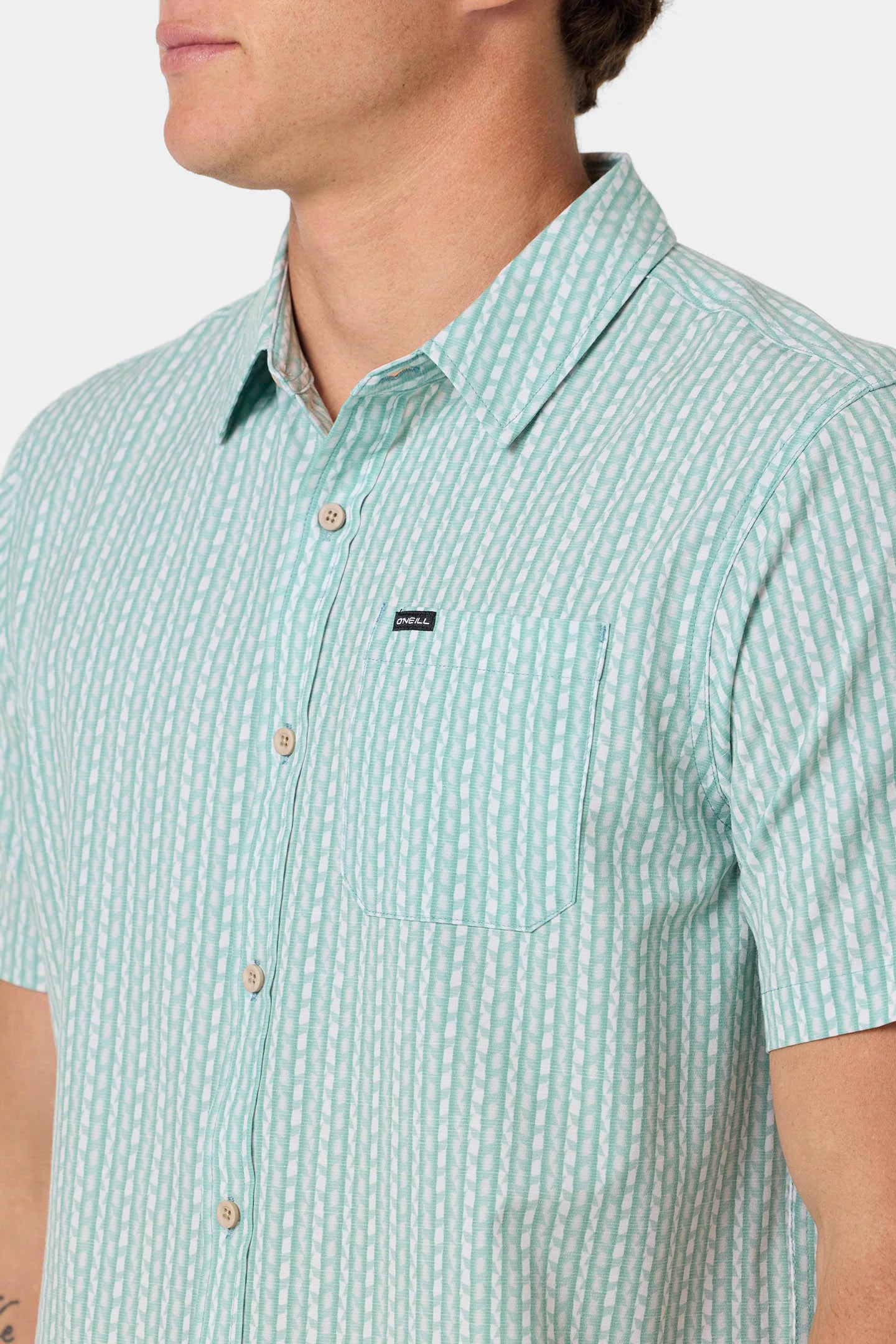upf slub relaxed button down
