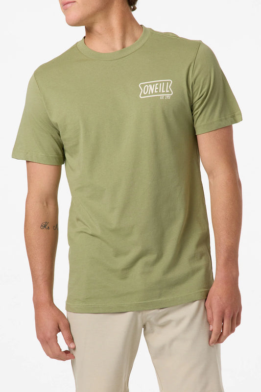foreman classic tee oil green