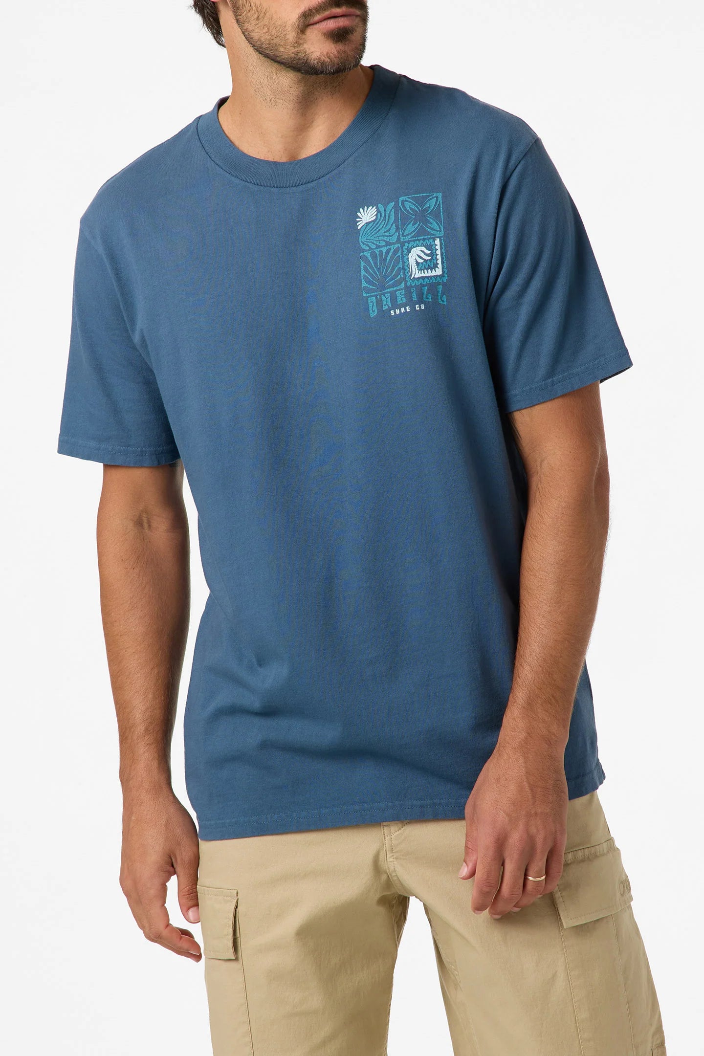 og etching vintage tee blue