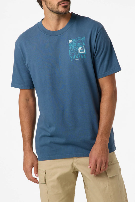 og etching vintage tee blue