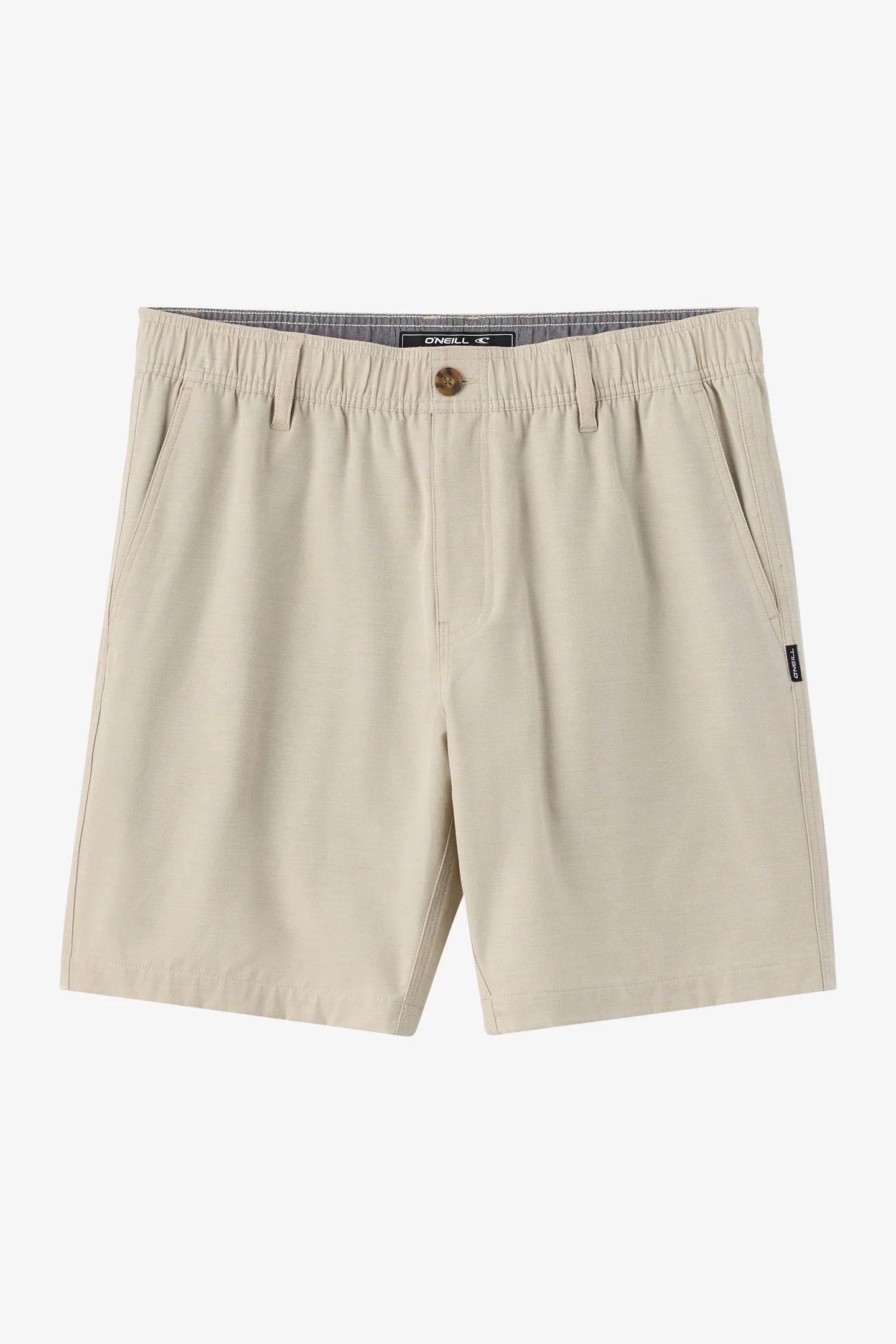 reserve light check ewaist khaki