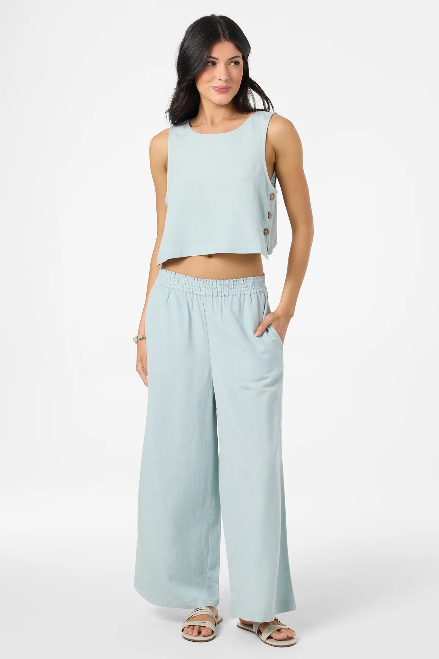 sanders pant cloud blue