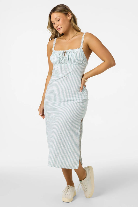 wiley plaid midi dress