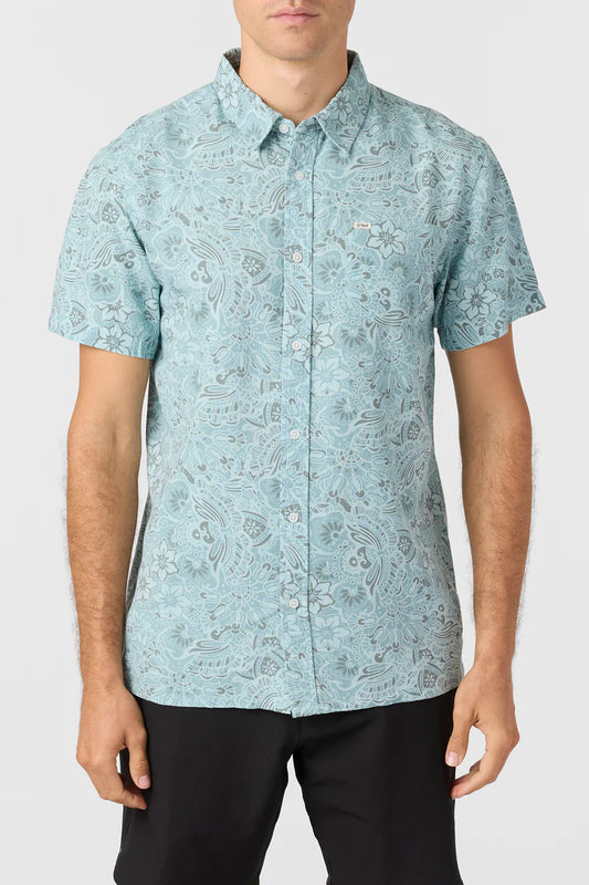 og eco print buttondown stormy seas
