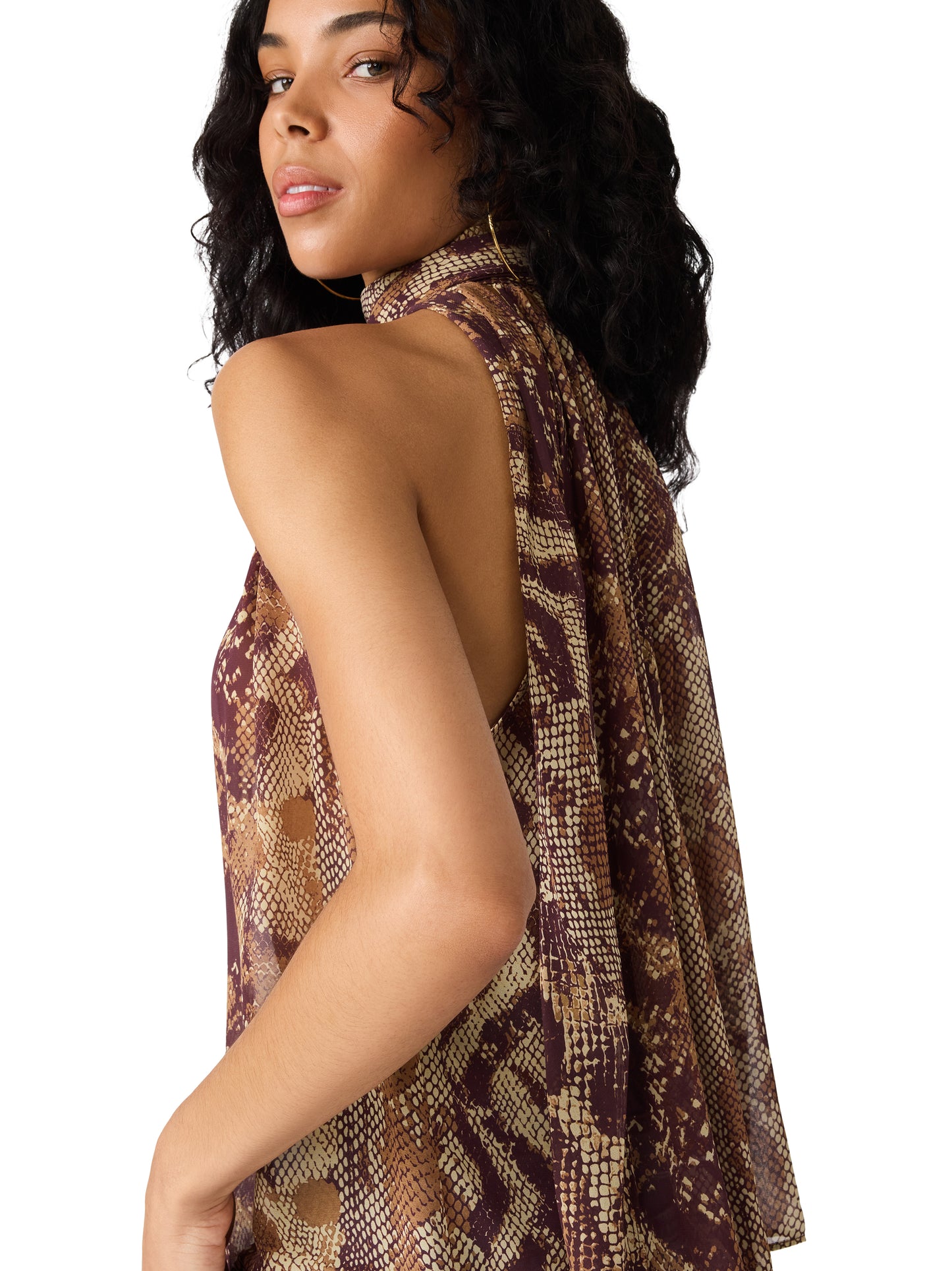 alexane snake print top
