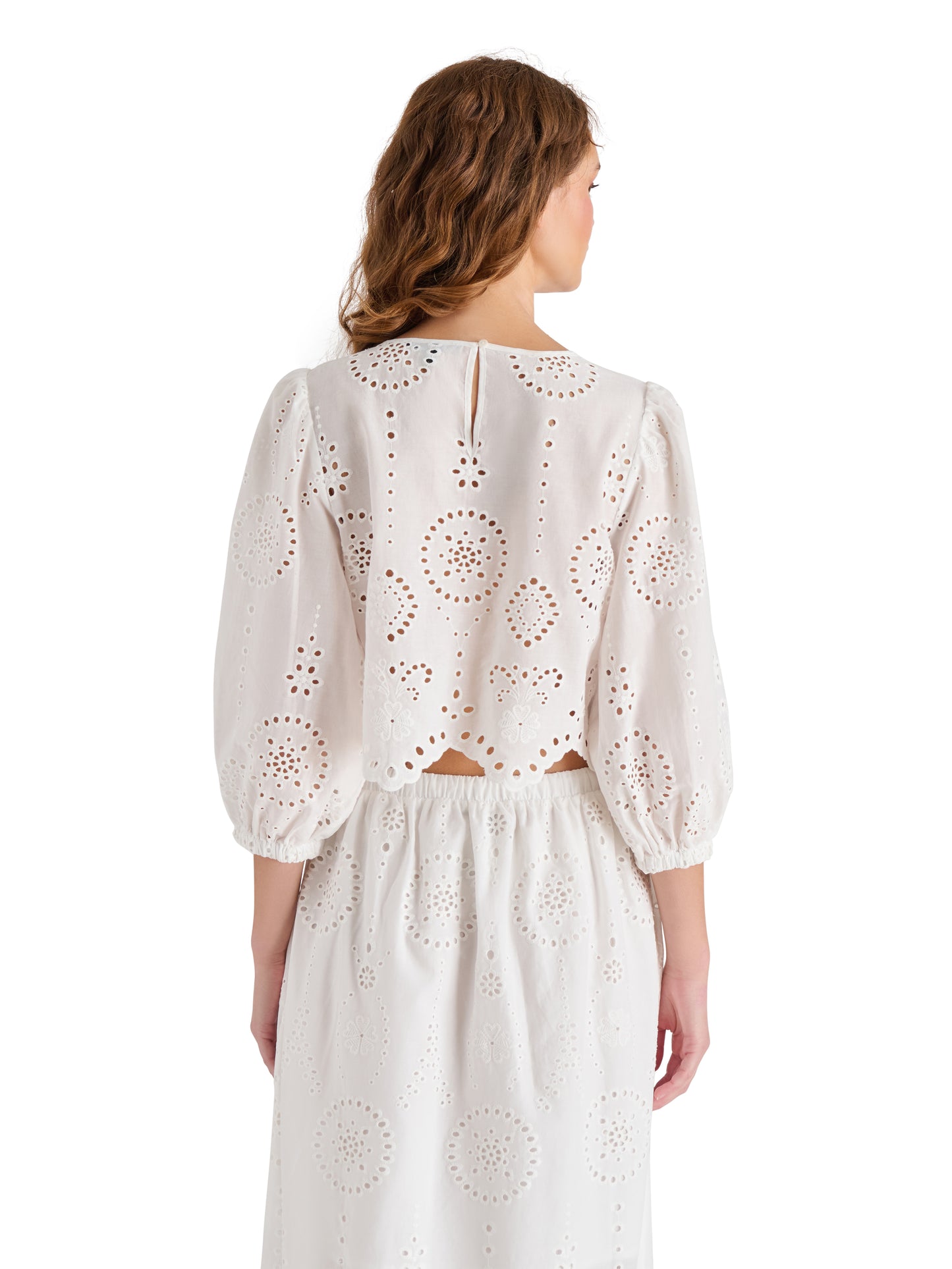meera eyelete blouse